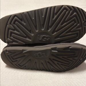 UGG Black Boots with Durable Sole and Starburst Tread